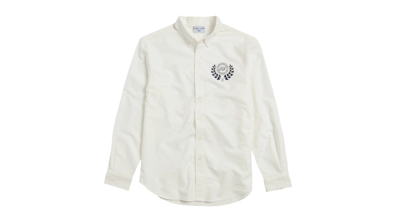 Taylor Swift TS Crest White Oxford Shirt White