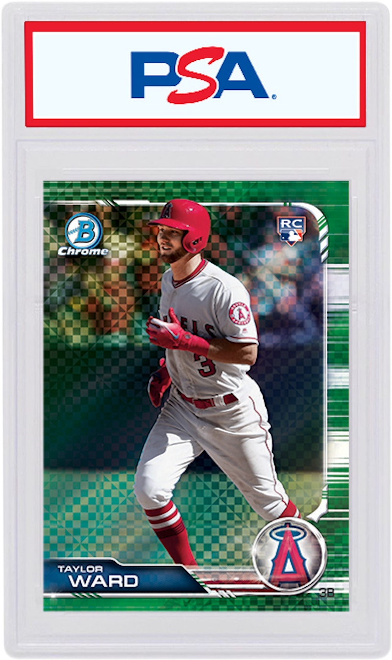 Taylor Ward 2019 Bowman Chrome X Rookie Green X-Fractor /31 #34 (PSA or BGS Graded)
