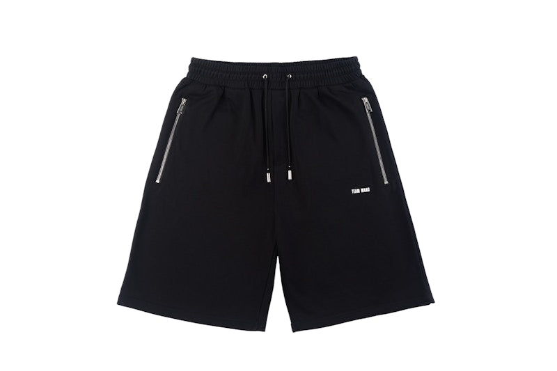 TEAM WANG Logo Basketball Shorts Black