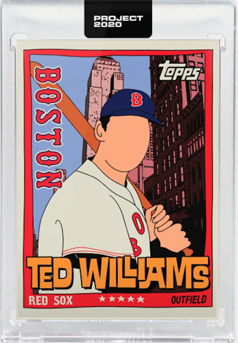 Ted Williams 1954 Topps Project 2020 Fucci /1131 #34