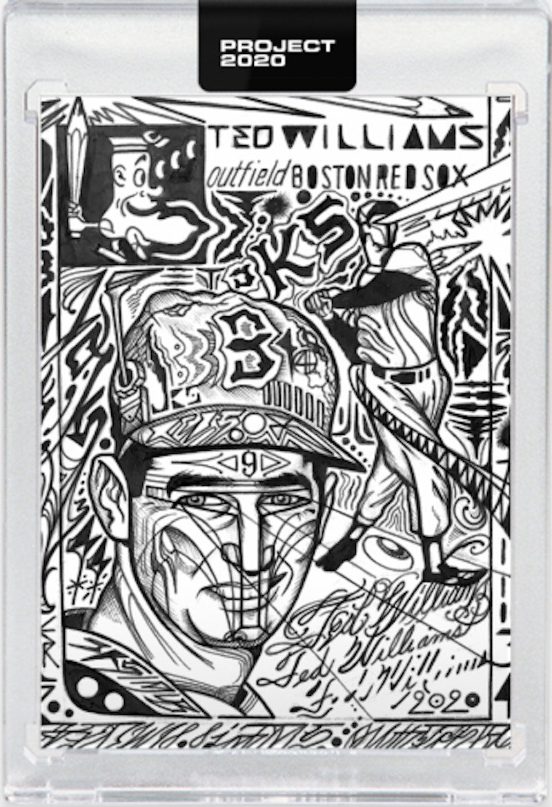 Ted Williams 1954 Topps Project 2020 JK5 Artist Proof /20 #9