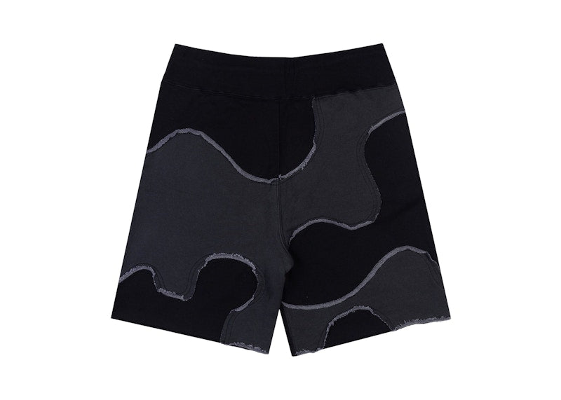 Telfar Camo Sweatshort Black/Off-Black