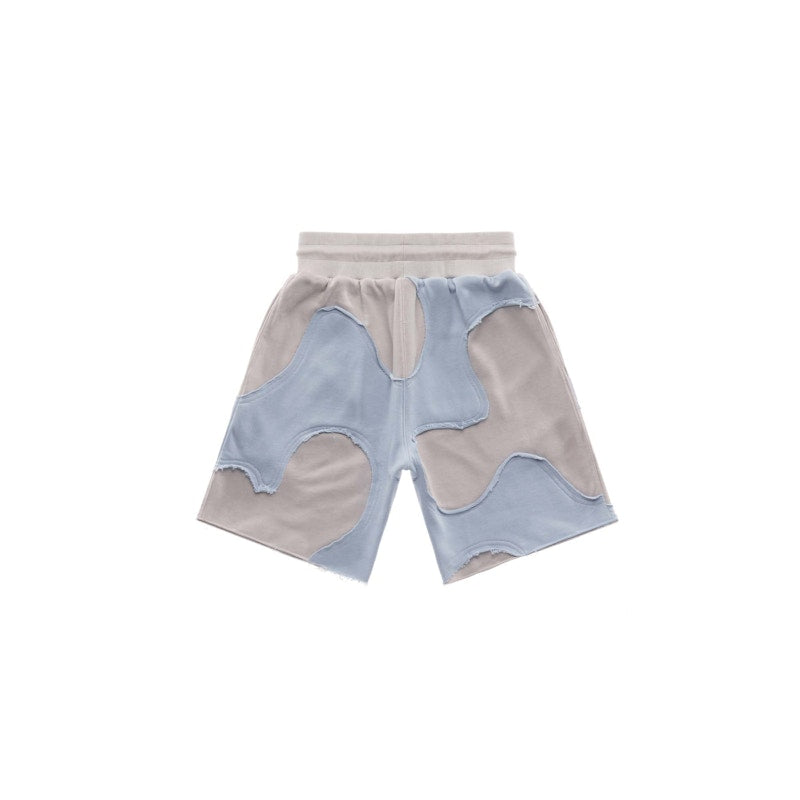 Telfar Camo Sweatshort Blue/Bone