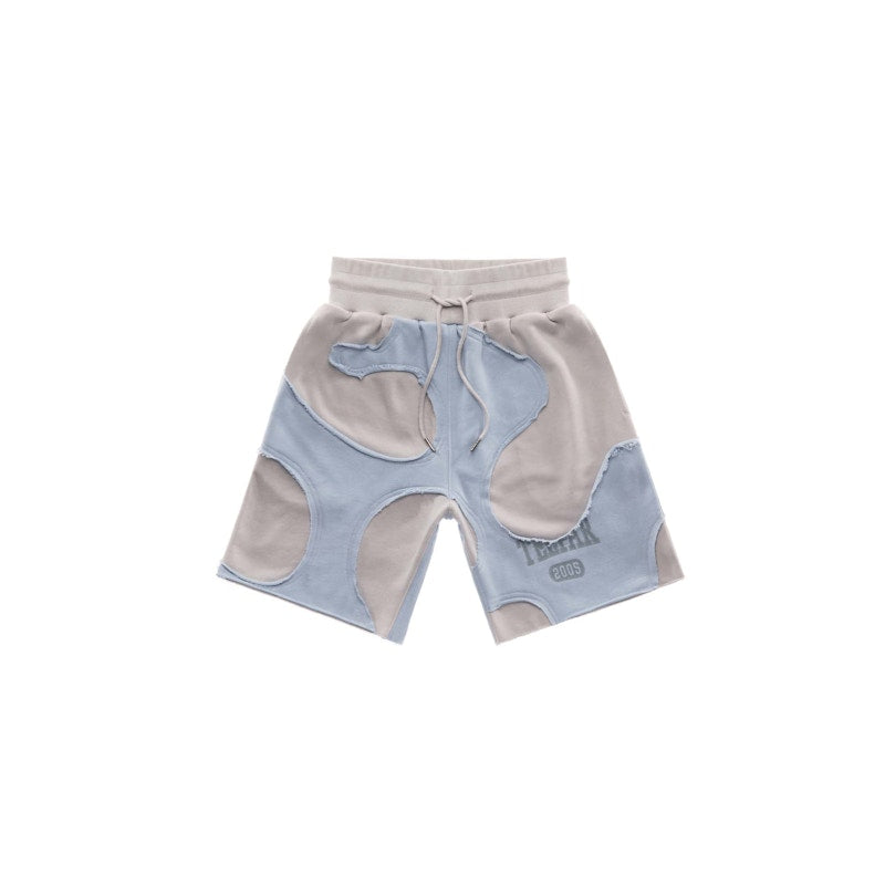 Telfar Camo Sweatshort Blue/Bone