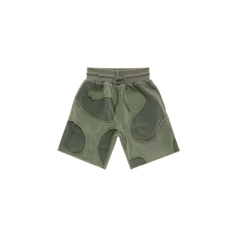 Telfar Camo Sweatshort Olive Drab