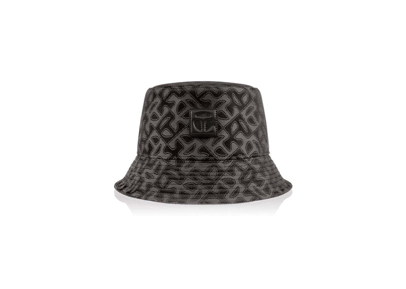Telfar Jacquard Bucket Hat Black Monogram