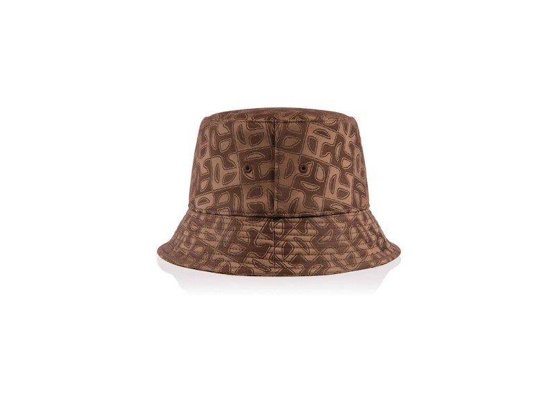 Telfar Jacquard Bucket Hat Tan Monogram