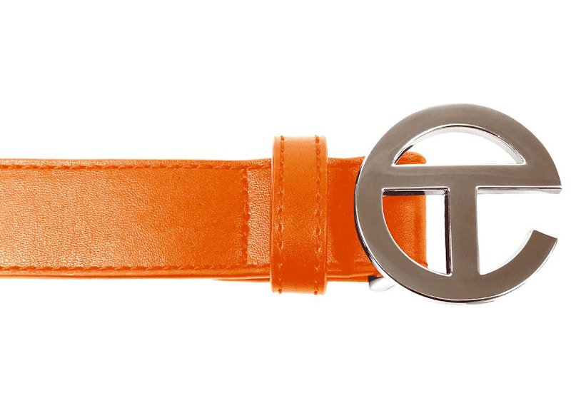 Telfar Logo Belt Orange