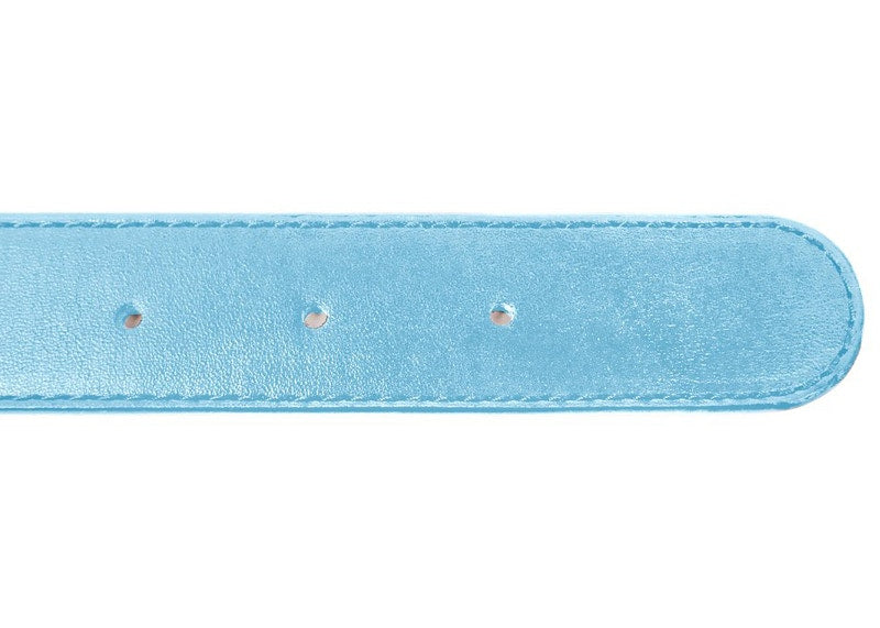 Telfar Logo Belt Pool Blue