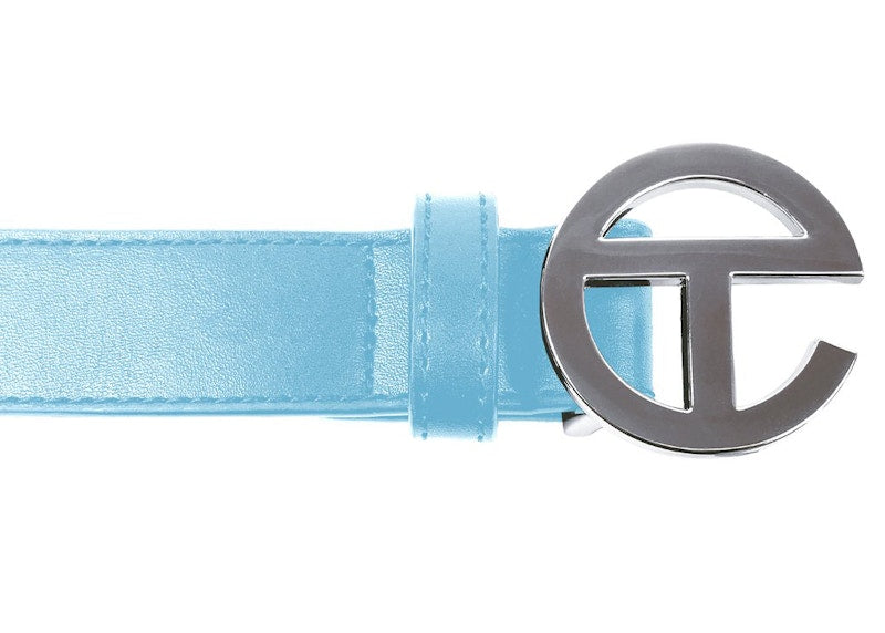 Telfar Logo Belt Pool Blue