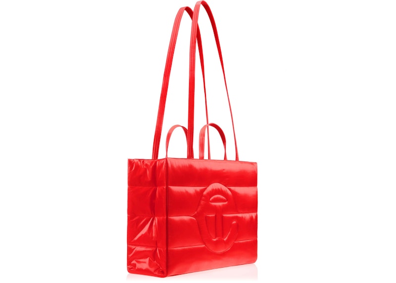 Telfar Large Puff Shopper Red