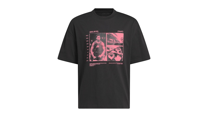 adidas AE Tee Black Acid Red