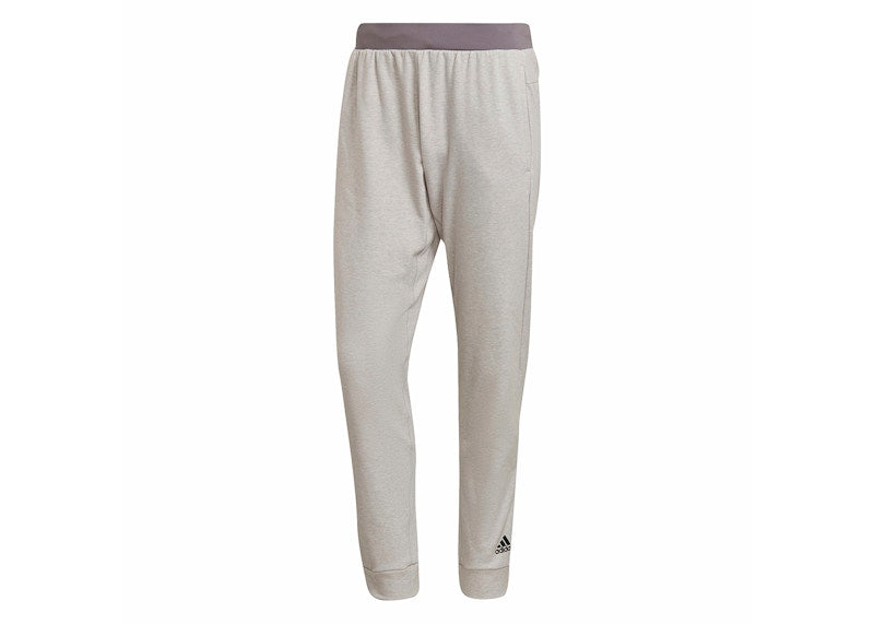 adidas AEROREADY Warm Yoga Fleece Training 7/8 Pants Grey Two