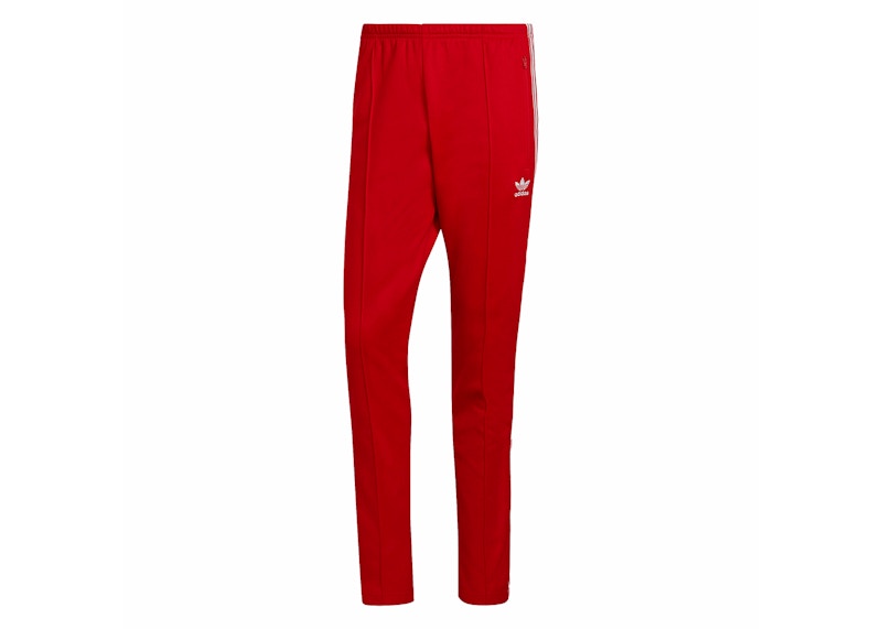 adidas Adicolor Classics Beckenbauer Track Pants Better Scarlet/White