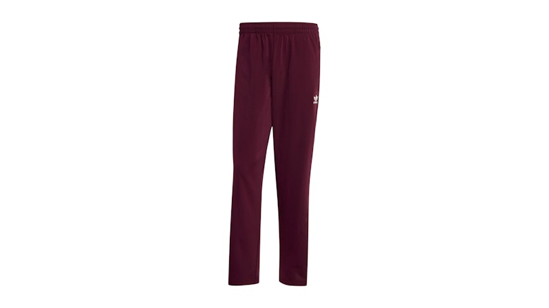 adidas Adicolor Classics Firebird Track Tracksuit Pants Maroon Cream White
