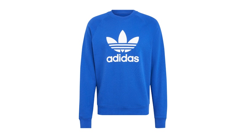 adidas Adicolor Classics Trefoil Crewneck Sweatshirt Semi Lucid Blue