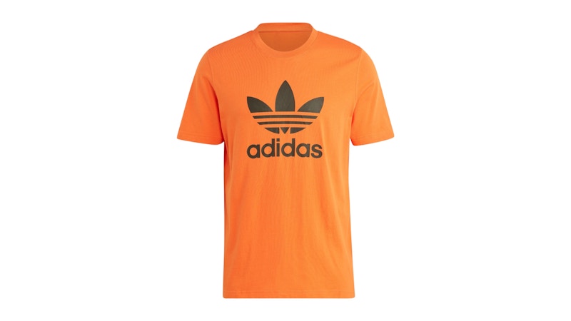 adidas Adicolor Classics Trefoil T-Shirt Semi Impact Orange/Black