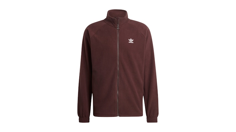 adidas Adicolor Classics Trefoil Teddy Fleece Jacket Shadow Brown