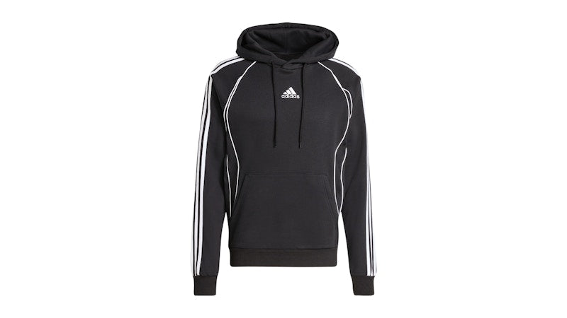 adidas Adicolor Teamgeist Cut Line Hoodie Black White