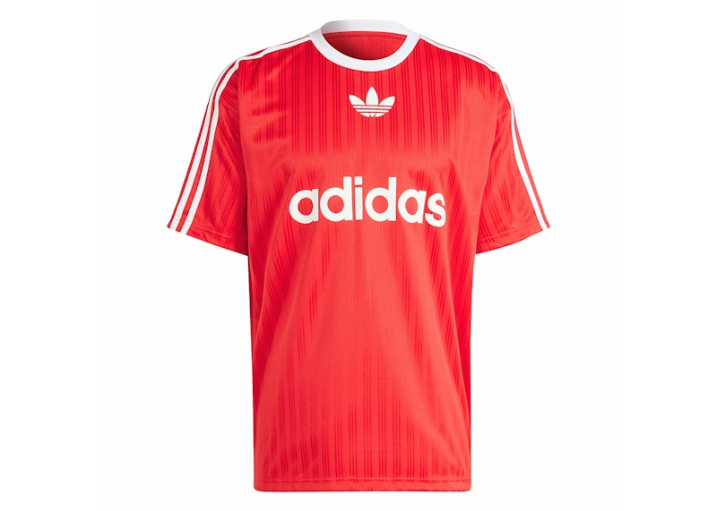 adidas Adicolor Tee Better Scarlet/White