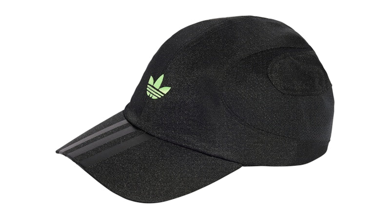 adidas Logo Hat Black Signal Green
