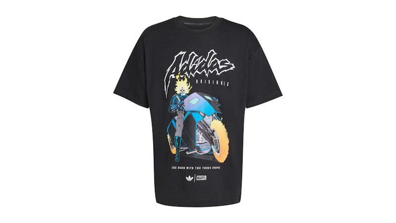 adidas Adidas_Marvel_Ghost Rider Oversized T-Shirt Men Marvel Black