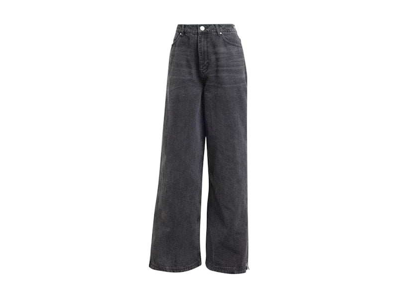 adidas Adilenium Season 3 Zip Washed Denim Pants Black