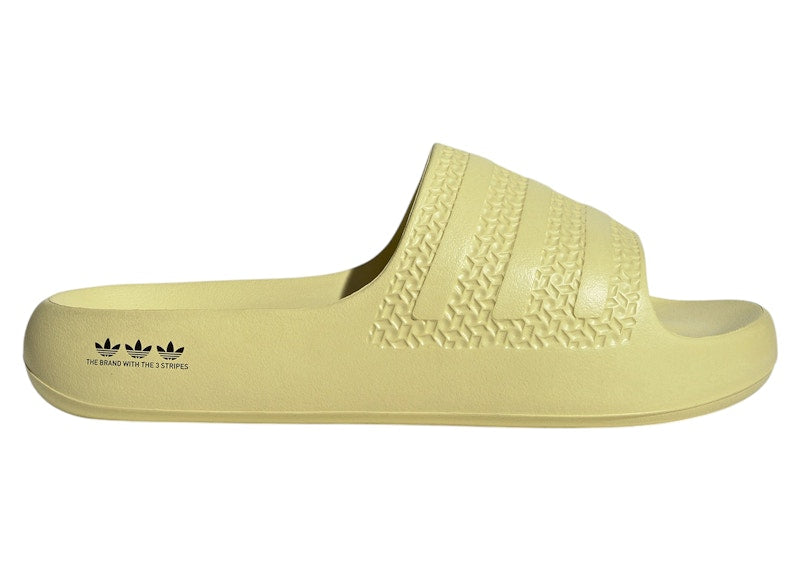 adidas Adilette Ayoon Slides Powder Yellow Core Black (Women's)