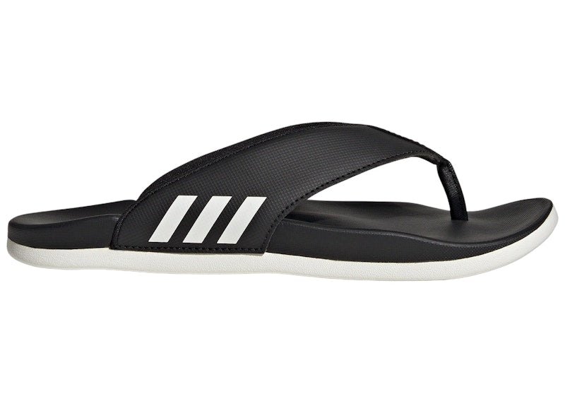 adidas Adilette Comfort Flip-Flops Core Black Core White