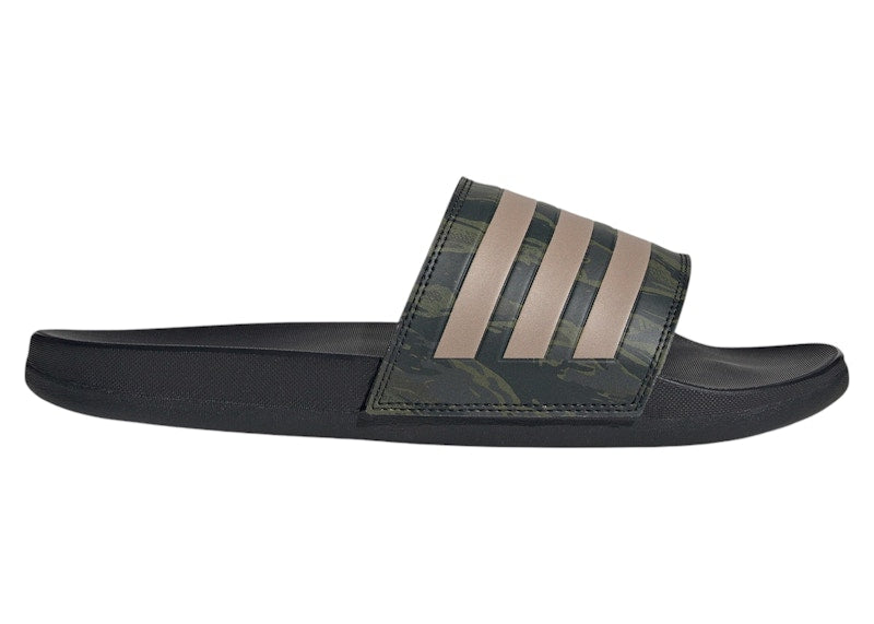 adidas Adilette Comfort Slides Carbon Blanch Cargo