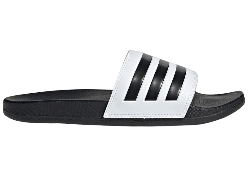 adidas Adilette Comfort Slides Cloud White Core Black
