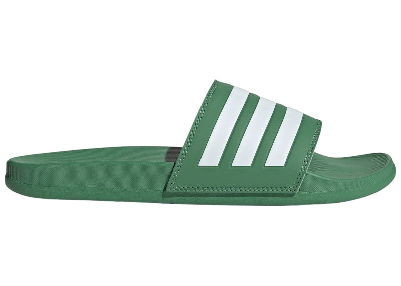 adidas Adilette Comfort Slides Preloved Green Cloud White