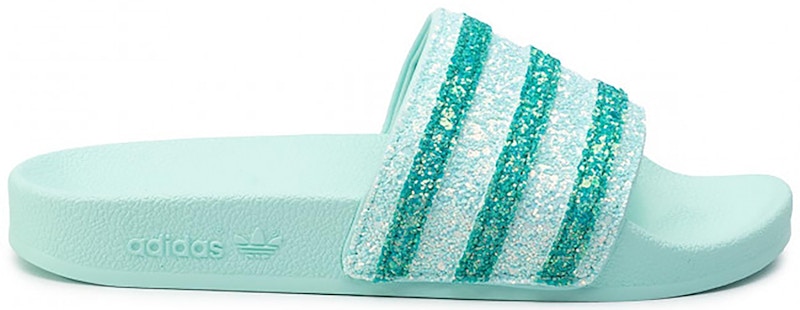 adidas Adilette Glitter Frozen Mint (Women's)
