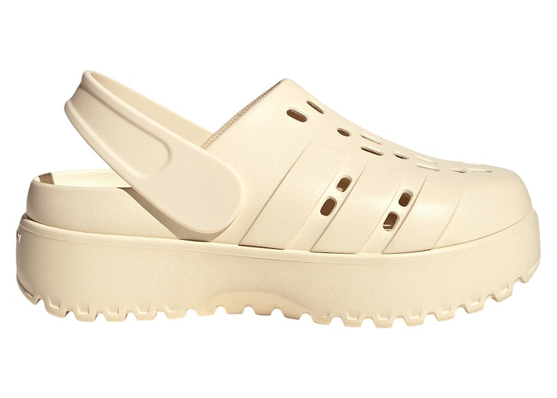 adidas Adilette Platform Clogs Wonder White (Women's)