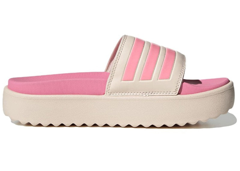 adidas Adilette Platform Wonder Quartz Taupe Metallic (Women's)