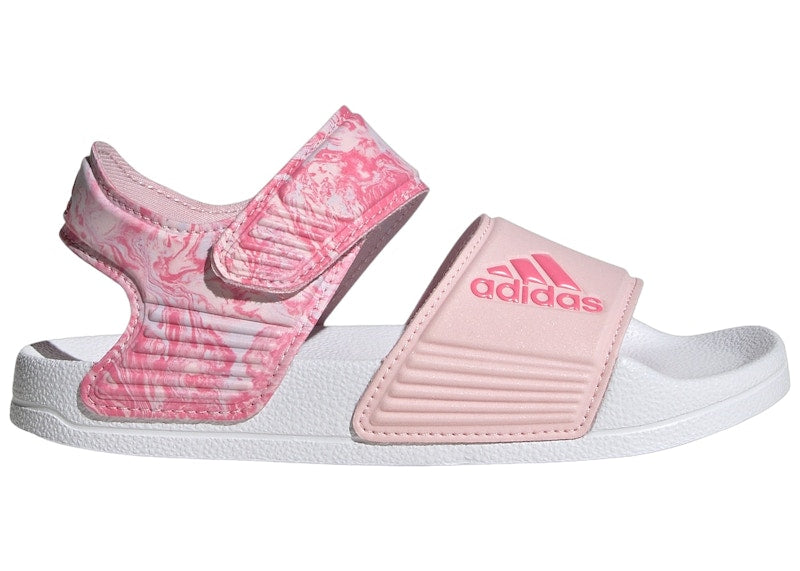 adidas Adilette Sandals Clear Pink Pink Fusion Cloud White (GS)