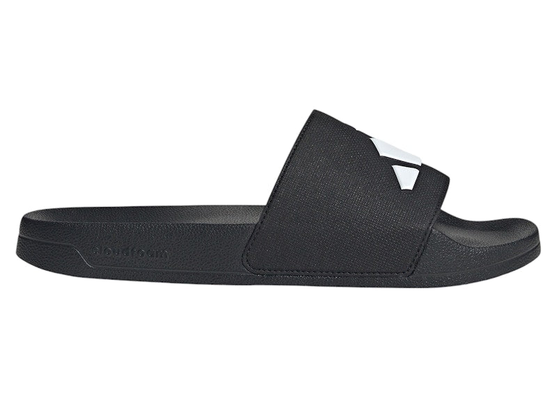 adidas Adilette Shower Slides Black Cloud White