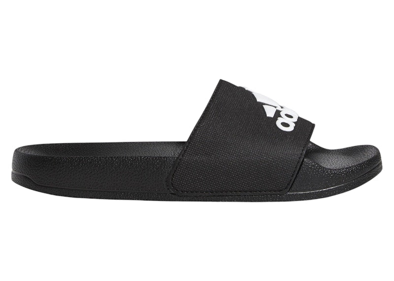 adidas Adilette Shower Slides Core Black White (GS)