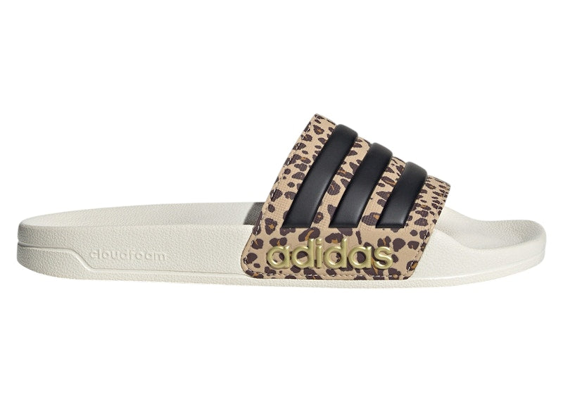 adidas Adilette Shower Slides Off White Black Magic Beige