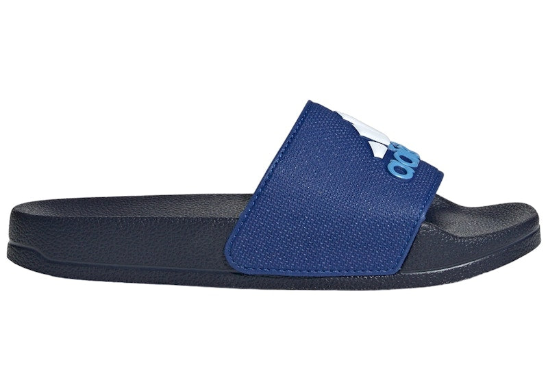 adidas Adilette Shower Slides Royal Blue Cloud White Legend Ink (GS)