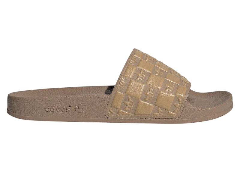 adidas Adilette Slides Cardboard Golden Beige