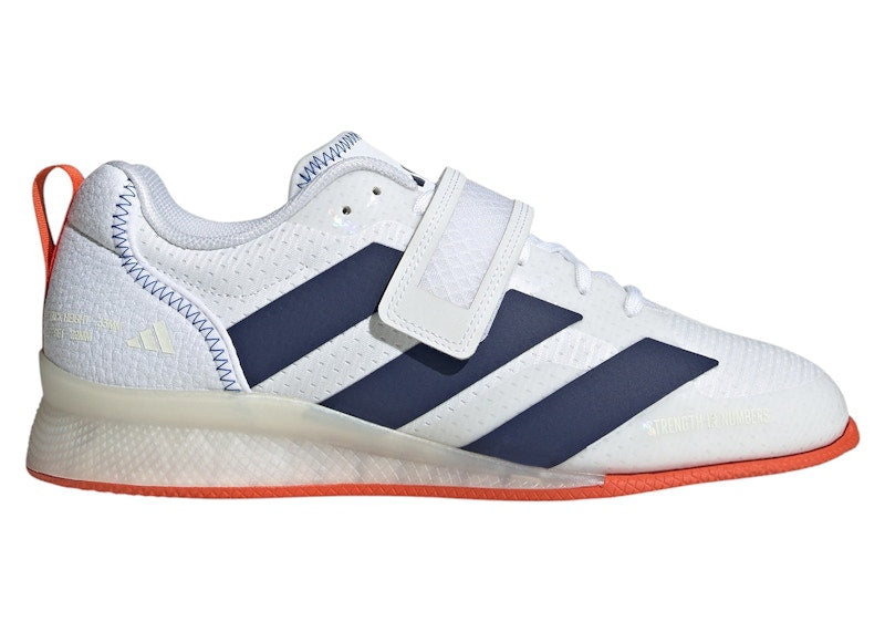 adidas Adipower 3 Cloud White Dark Blue Royal Blue