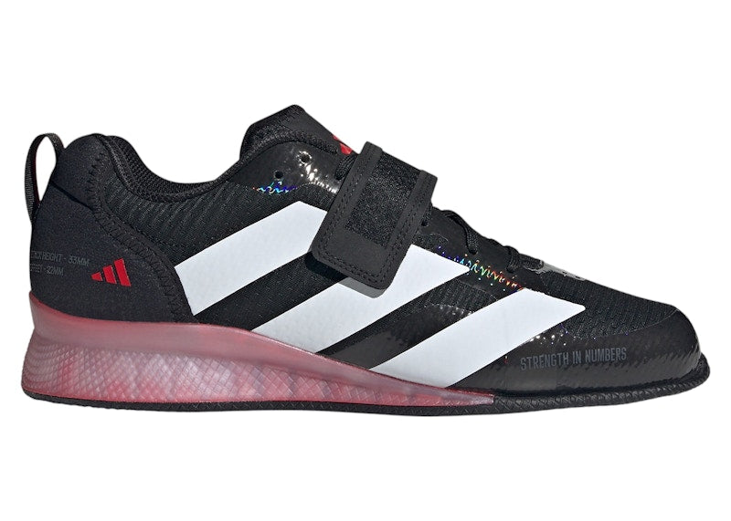 adidas Adipower 3 Core Black Cloud White Pure Ruby