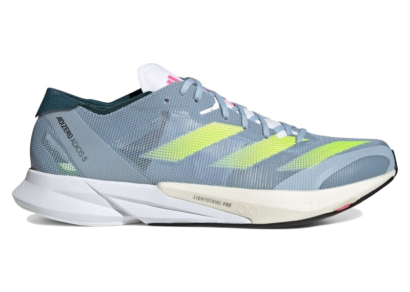 adidas Adizero Adios 8 Wonder Blue Lucid Lemon