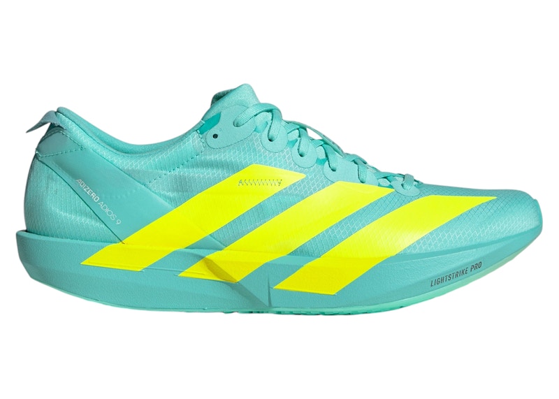adidas Adizero Adios 9 Flash Aqua Lucid Lemon Zero Metalic