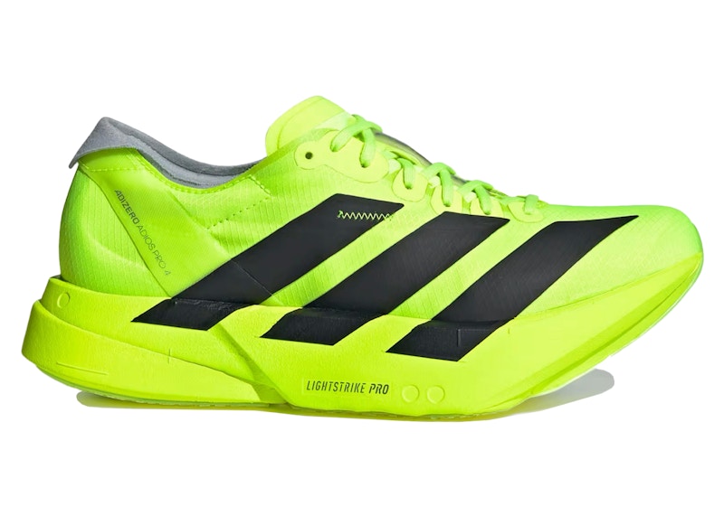 adidas Adizero Adios Pro 4 Lucid Lemon Black (Women's)