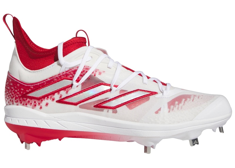adidas Adizero Afterburner 9 NWV Team Power Red Silver Metallic Cloud White