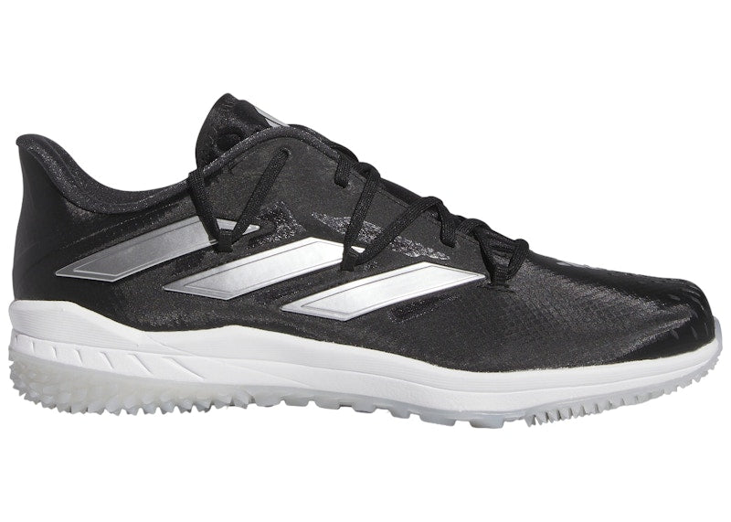 adidas Adizero Afterburner 9 Turf Baseball Core Black Silver Metallic Carbon