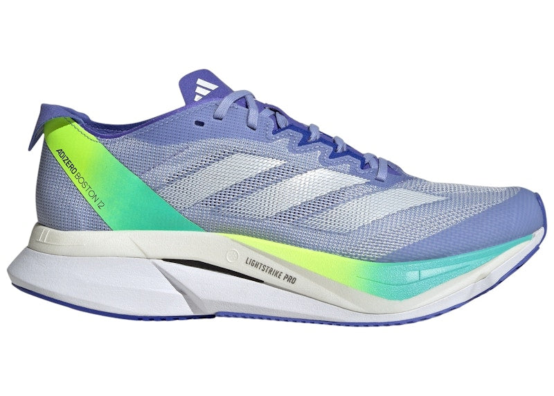 adidas Adizero Boston 12 Blue Spark Zero Metalic Cobalt Blue (Women's)