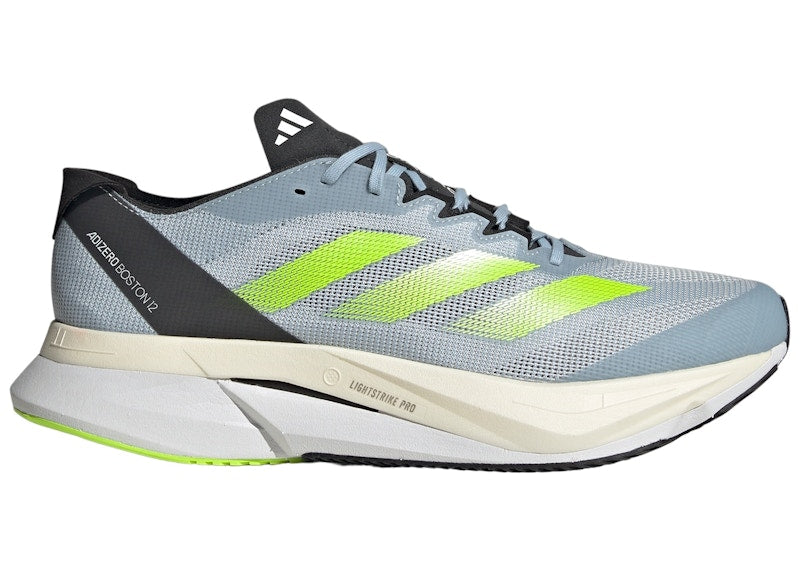 adidas Adizero Boston 12 Wonder Blue Lucid Lemon Carbon